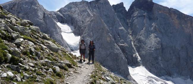 North face of the Vignemale in the Pyrenees