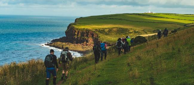 Beginning the Coast to Coast walk along the green cliffs of England | Tim Charody