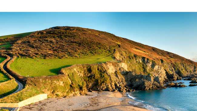 A panoramic view from the Southwest Coast Path | Helen Hotson