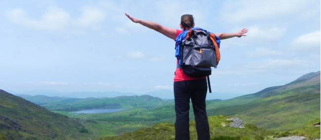 Celebrating the sweeping views of Kerry