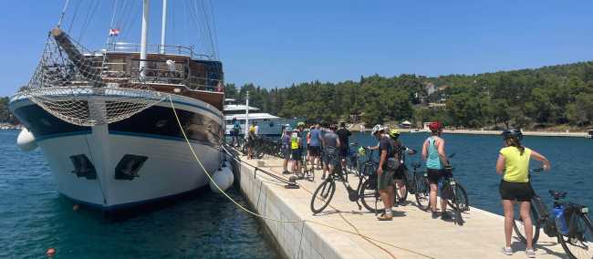 Enjoying the Croatia Bike & Boat tour | William Counsell