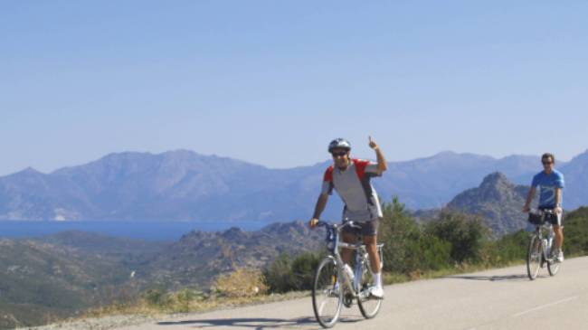 Cycling in Corsica