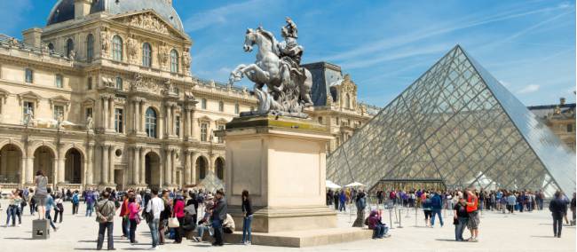 Visit world-famous art at the Louvre in Paris
