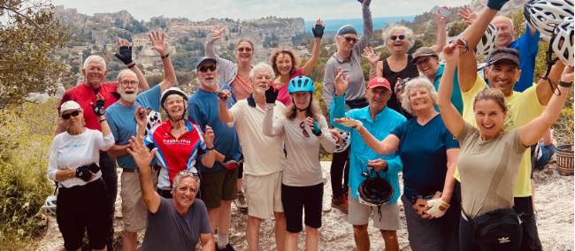 Happy travellers on the Provence by Bike & Barge | Scott Wilson