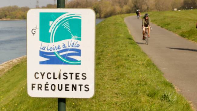 The Loire Velo cycle path in France